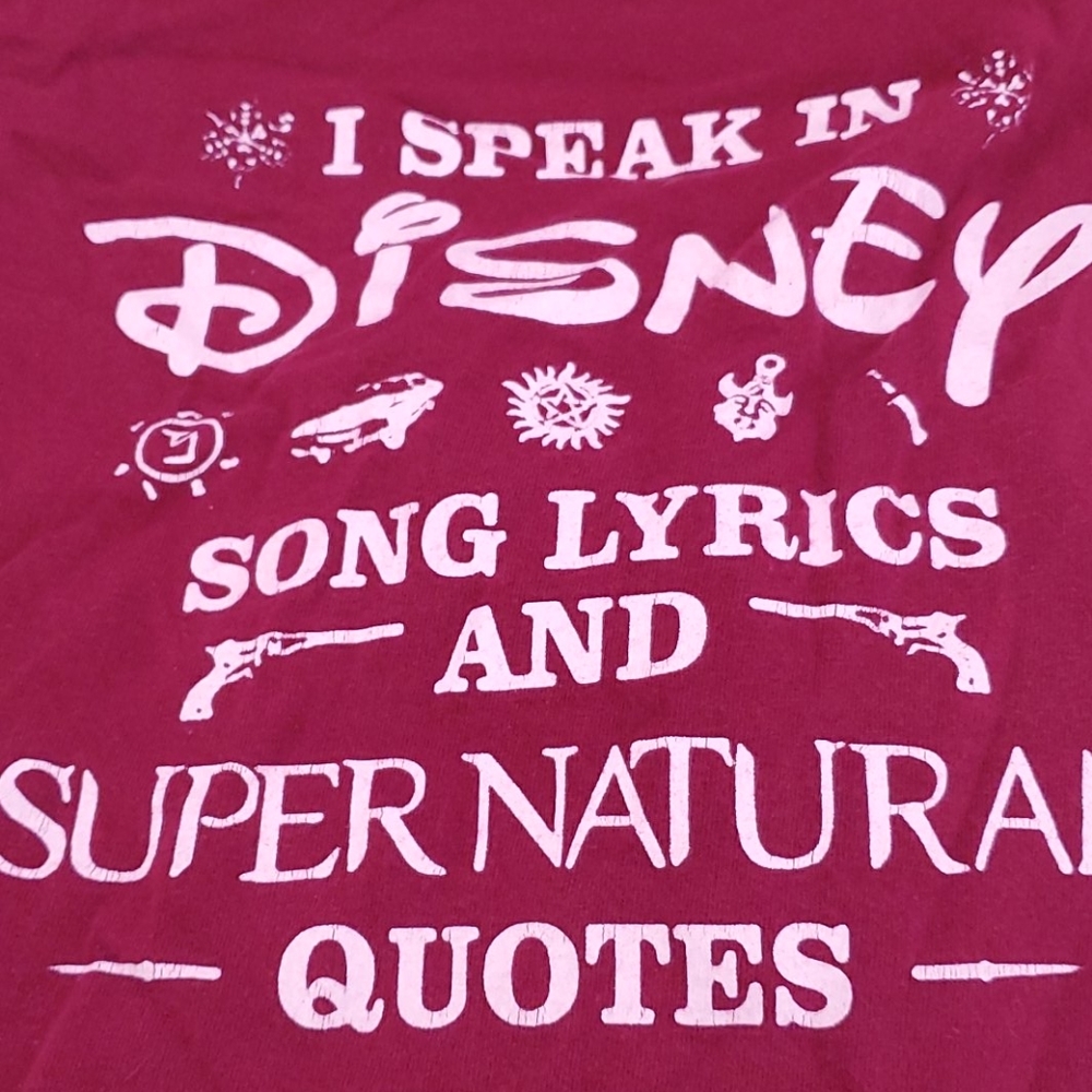 Disney/supernatural tee